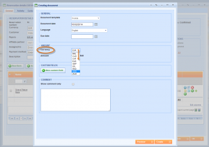 Allow issuing documents in multiple currencies (2)