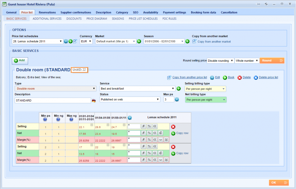 Unit code ID added - Lemax Knowledge Base