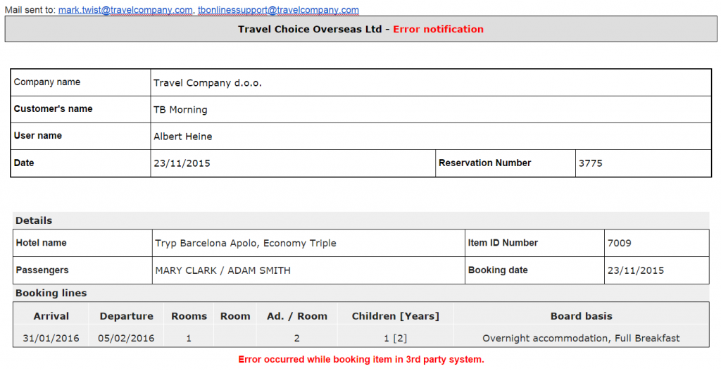 2015-11-24 - Error notification for reservation 3775