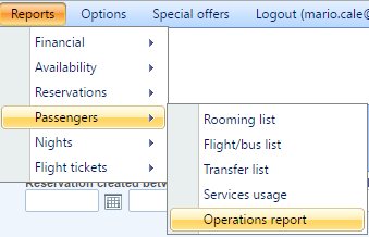 2016-07-11 - Oprations Report - manage all bookings at one place 1